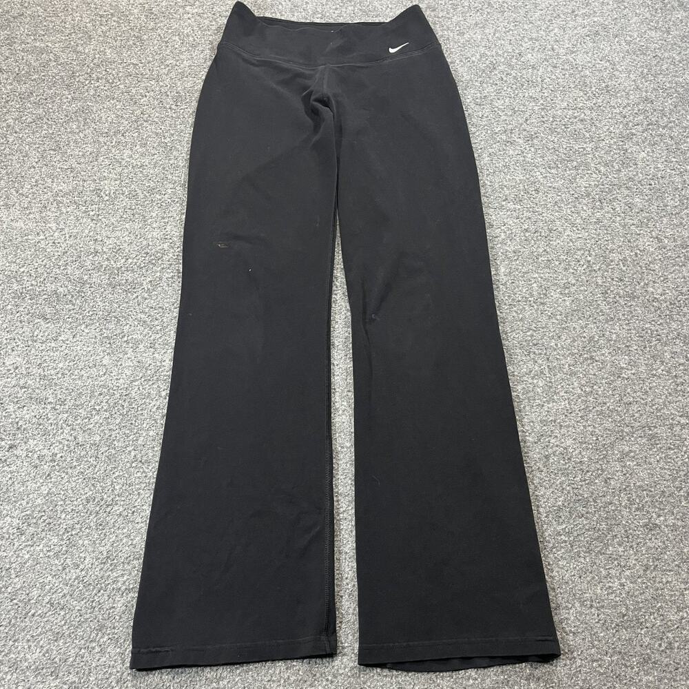 Nike Dri-FIT Pants Womens Small Black Stretch Pull On Leggings Fitted Activewear